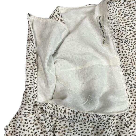 white abercrombie cheetah print skirt - Picture 4 of 7